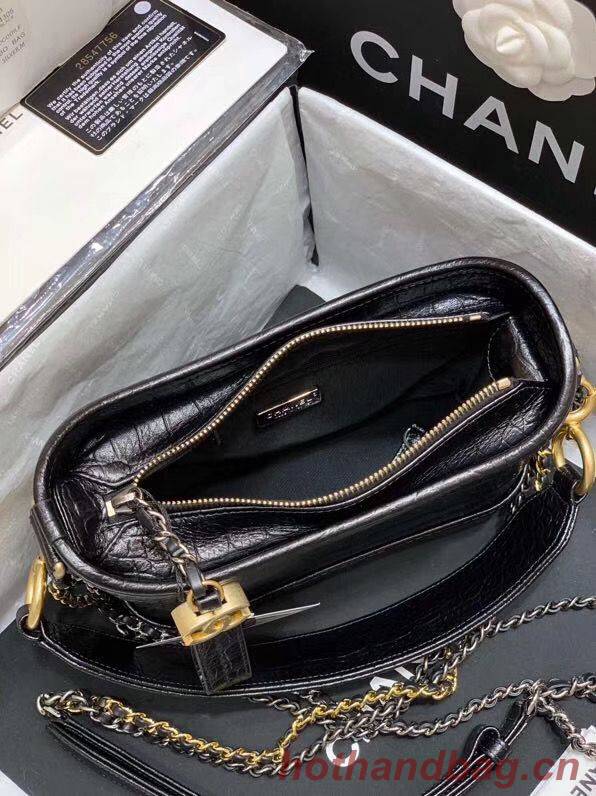 Chanel Gabrielle Hobo Original Crocodile Leather Bag A93824 Black Chanel Gabrielle Hobo Original Crocodile Leather Bag A93824 Black