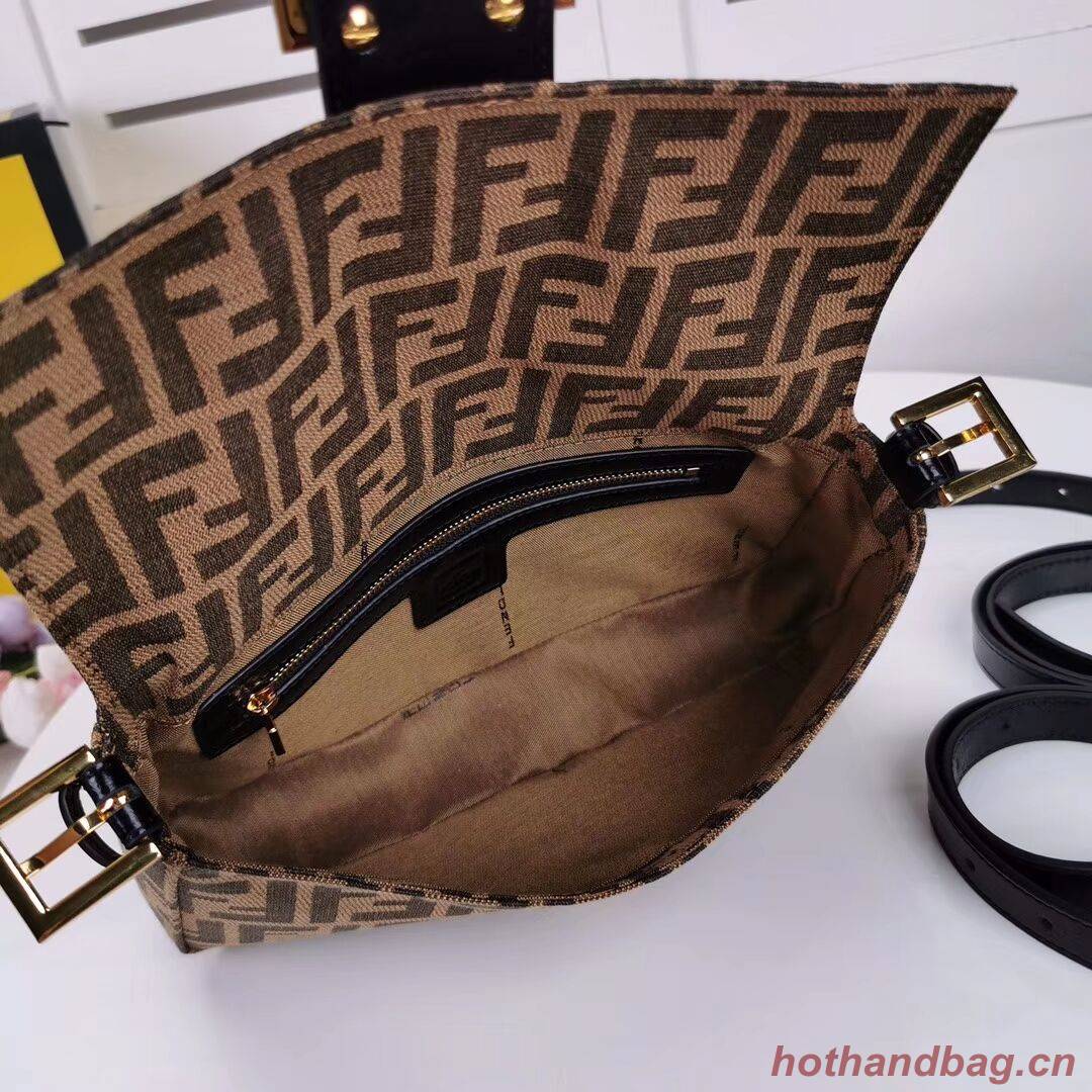 FENDI BAGUETTE fabric bag 8BR011 black FENDI BAGUETTE fabric bag 8BR011 black