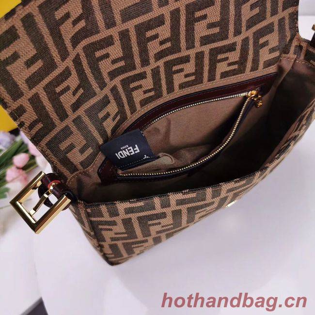 FENDI BAGUETTE fabric bag 8BR011 Coffee FENDI BAGUETTE fabric bag 8BR011 Coffee