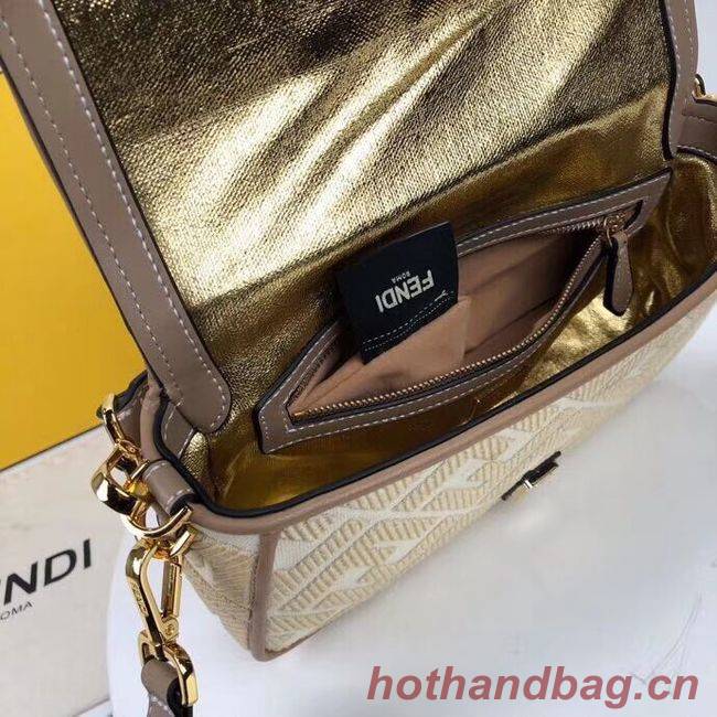 FENDI fabric bag F0386 Beige FENDI fabric bag F0386 Beige