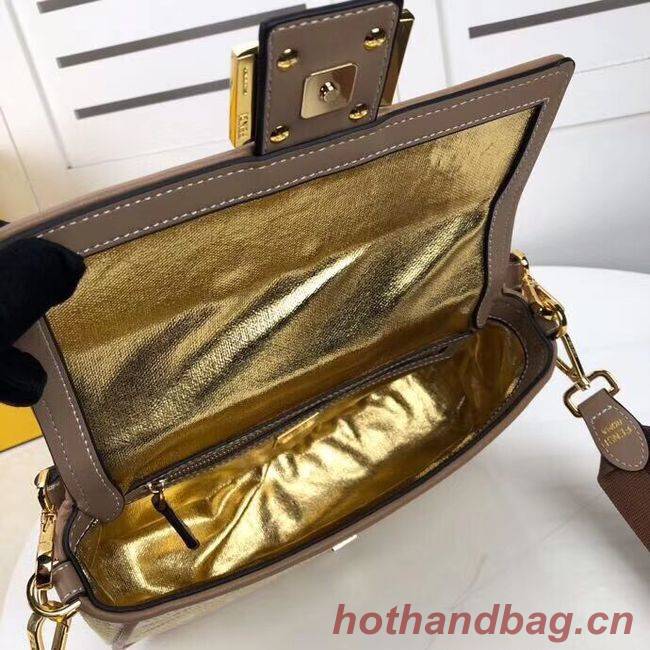 FENDI fabric bag F0386 Beige FENDI fabric bag F0386 Beige