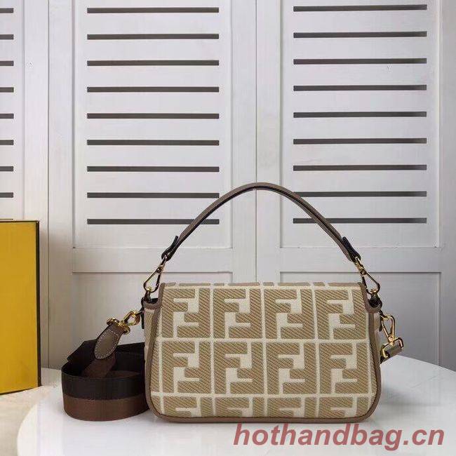 FENDI fabric bag F0386 Beige FENDI fabric bag F0386 Beige