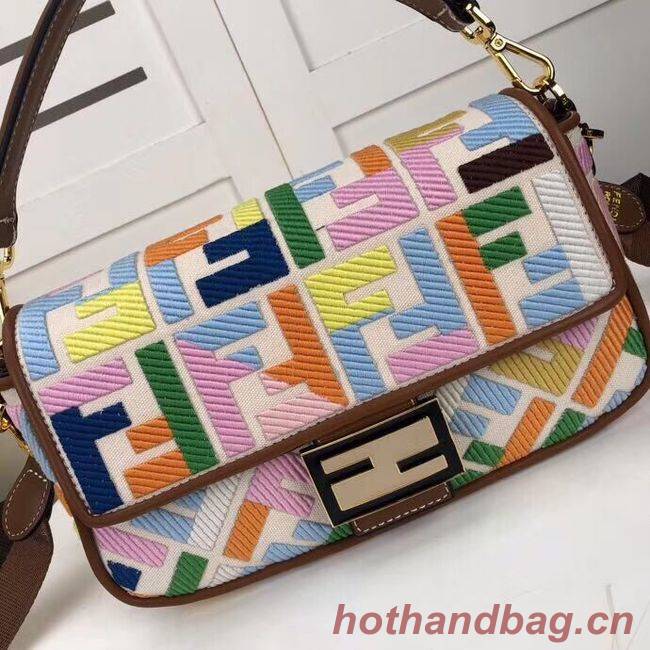 FENDI fabric bag F0386 Rainbow FENDI fabric bag F0386 Rainbow