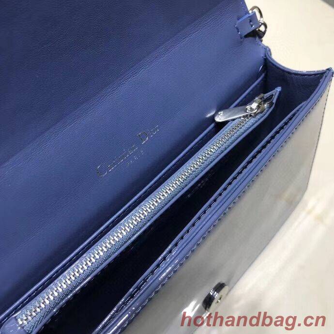 LADY DIOR CALFSKIN WALLET C9025A blue