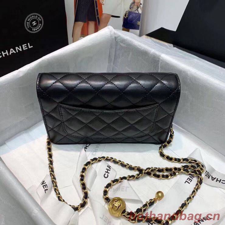 Chanel WOC Original Leather Golden Ball Flap cross-body bag B33818 Chanel WOC Original Leather Golden Ball Flap cross-body bag B33818