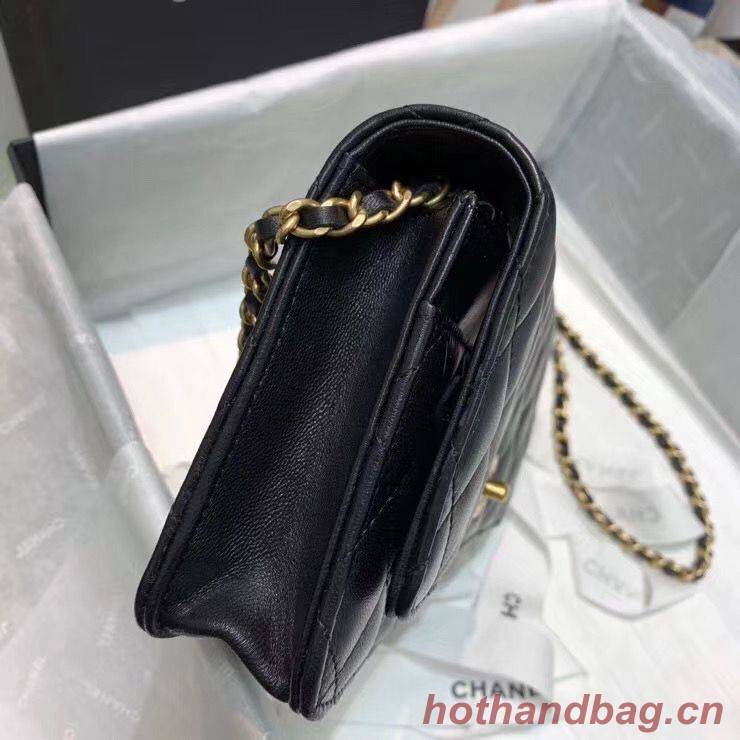 Chanel WOC Original Leather Golden Ball Flap cross-body bag B33818 Chanel WOC Original Leather Golden Ball Flap cross-body bag B33818
