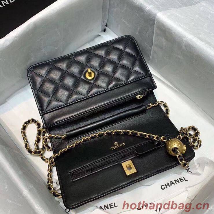 Chanel WOC Original Leather Golden Ball Flap cross-body bag B33818 Chanel WOC Original Leather Golden Ball Flap cross-body bag B33818