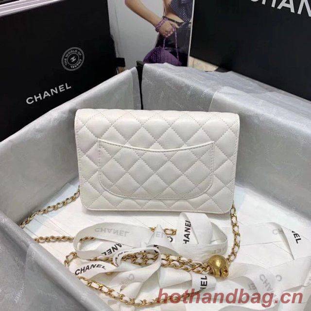Chanel WOC Original Leather Golden Ball Flap cross-body bag B33818 Chanel WOC Original Leather Golden Ball Flap cross-body bag B33818