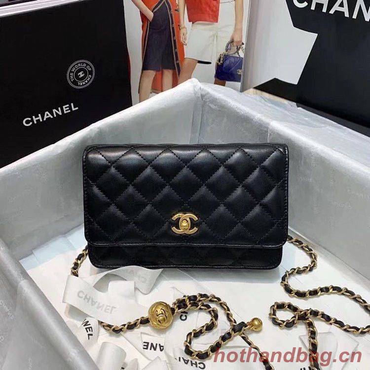 Chanel WOC Original Leather Golden Ball Flap cross-body bag B33818 Chanel WOC Original Leather Golden Ball Flap cross-body bag B33818