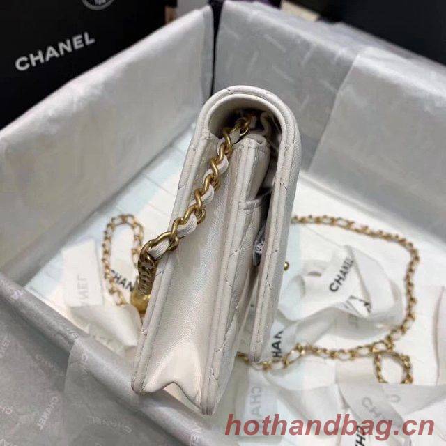 Chanel WOC Original Leather Golden Ball Flap cross-body bag B33818 Chanel WOC Original Leather Golden Ball Flap cross-body bag B33818