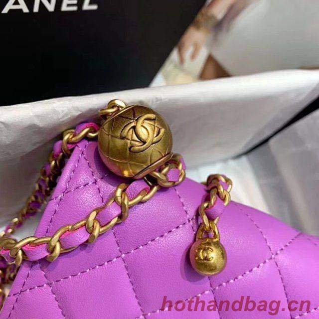 Chanel WOC Original Leather Golden Ball Flap cross-body bag B33818 Chanel WOC Original Leather Golden Ball Flap cross-body bag B33818