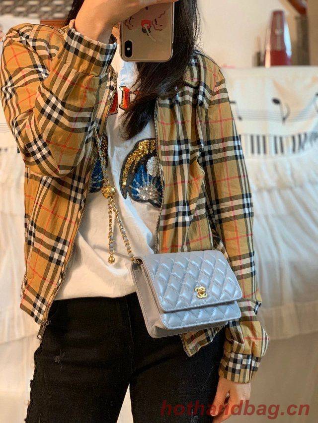 Chanel WOC Original Leather Golden Ball Flap cross-body bag B33818 Chanel WOC Original Leather Golden Ball Flap cross-body bag B33818