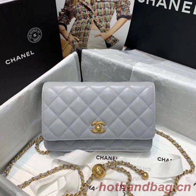 Chanel WOC Original Leather Golden Ball Flap cross-body bag B33818 Chanel WOC Original Leather Golden Ball Flap cross-body bag B33818
