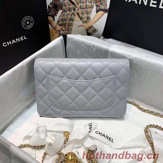 Chanel WOC Original Leather Golden Ball Flap cross-body bag B33818 Chanel WOC Original Leather Golden Ball Flap cross-body bag B33818