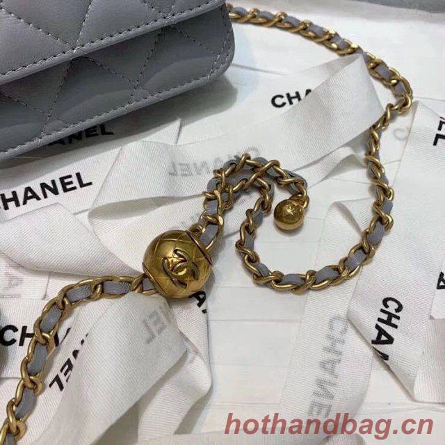 Chanel WOC Original Leather Golden Ball Flap cross-body bag B33818 Chanel WOC Original Leather Golden Ball Flap cross-body bag B33818