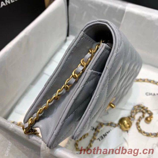 Chanel WOC Original Leather Golden Ball Flap cross-body bag B33818 Chanel WOC Original Leather Golden Ball Flap cross-body bag B33818