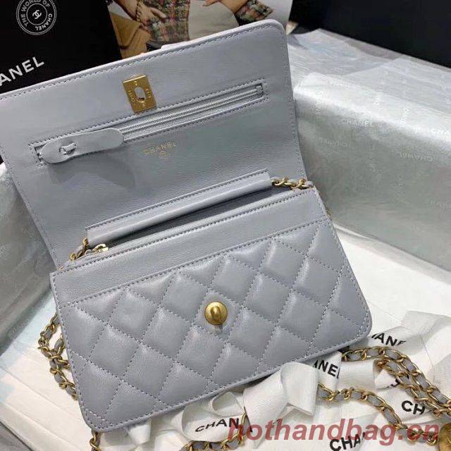 Chanel WOC Original Leather Golden Ball Flap cross-body bag B33818 Chanel WOC Original Leather Golden Ball Flap cross-body bag B33818