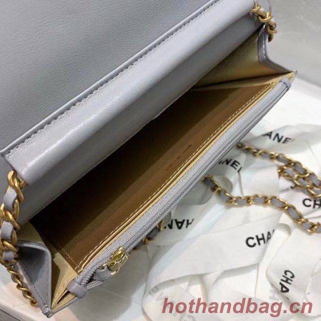 Chanel WOC Original Leather Golden Ball Flap cross-body bag B33818 Chanel WOC Original Leather Golden Ball Flap cross-body bag B33818