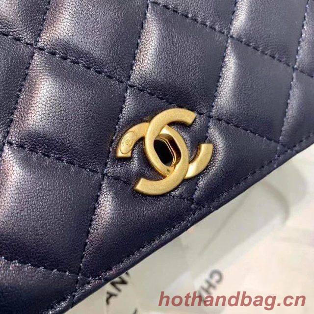 Chanel WOC Original Leather Golden Ball Flap cross-body bag B33818 Chanel WOC Original Leather Golden Ball Flap cross-body bag B33818