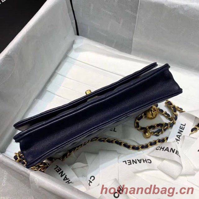 Chanel WOC Original Leather Golden Ball Flap cross-body bag B33818 Chanel WOC Original Leather Golden Ball Flap cross-body bag B33818