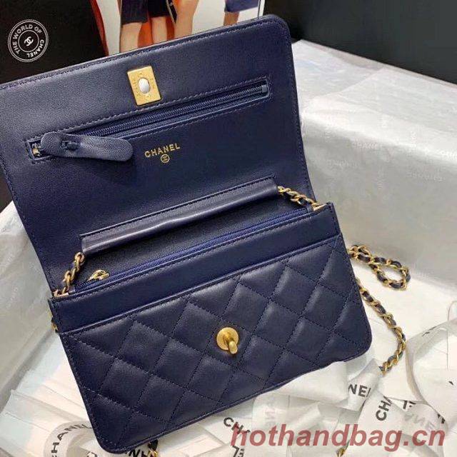 Chanel WOC Original Leather Golden Ball Flap cross-body bag B33818 Chanel WOC Original Leather Golden Ball Flap cross-body bag B33818