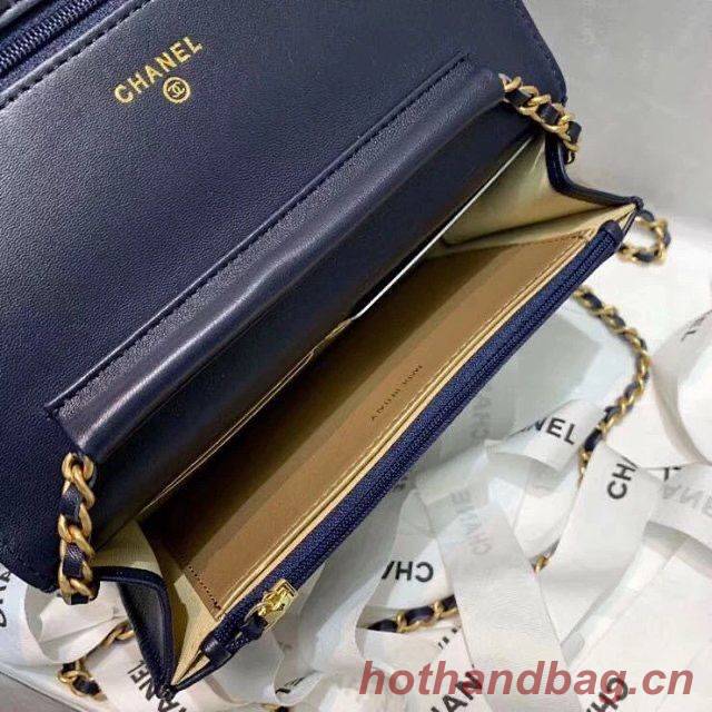 Chanel WOC Original Leather Golden Ball Flap cross-body bag B33818 Chanel WOC Original Leather Golden Ball Flap cross-body bag B33818