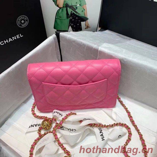 Chanel WOC Original Leather Golden Ball Flap cross-body bag B33818 Chanel WOC Original Leather Golden Ball Flap cross-body bag B33818
