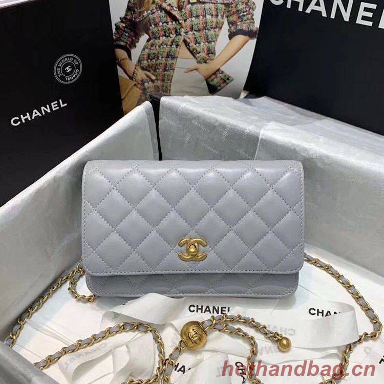 Chanel WOC Original Leather Golden Ball Flap cross-body bag B33818 Chanel WOC Original Leather Golden Ball Flap cross-body bag B33818