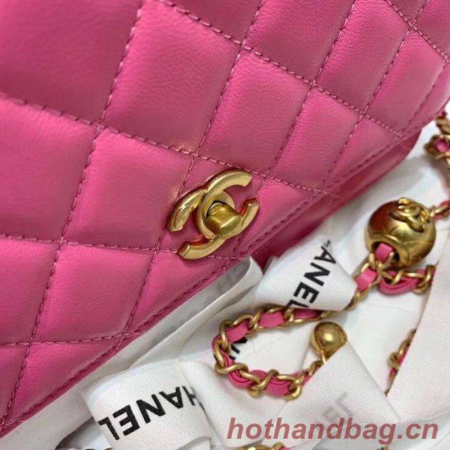 Chanel WOC Original Leather Golden Ball Flap cross-body bag B33818 Chanel WOC Original Leather Golden Ball Flap cross-body bag B33818