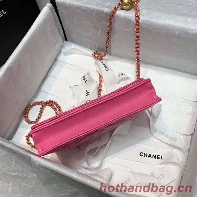 Chanel WOC Original Leather Golden Ball Flap cross-body bag B33818 Chanel WOC Original Leather Golden Ball Flap cross-body bag B33818