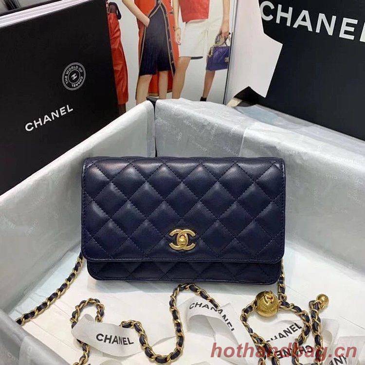 Chanel WOC Original Leather Golden Ball Flap cross-body bag B33818 Chanel WOC Original Leather Golden Ball Flap cross-body bag B33818