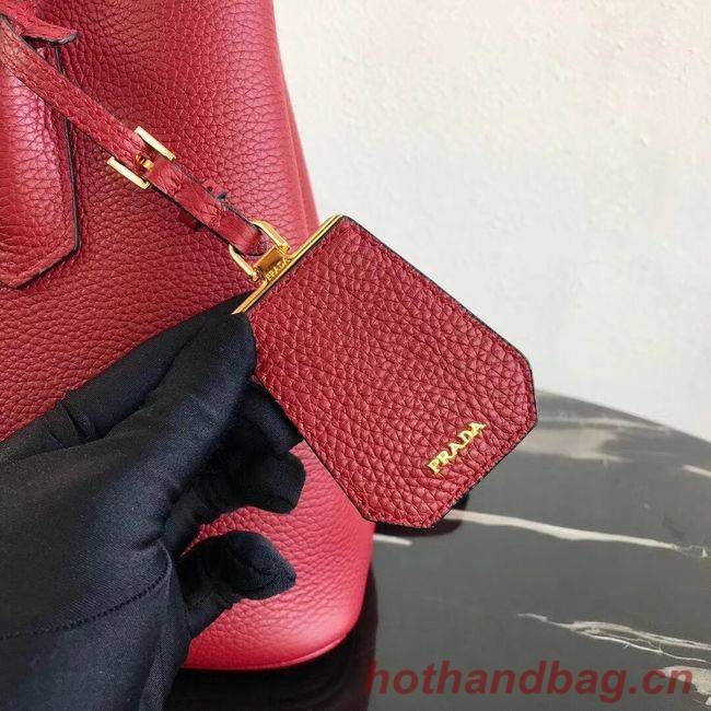 Prada Deer skin bag 1BG008 red Prada Deer skin bag 1BG008 red
