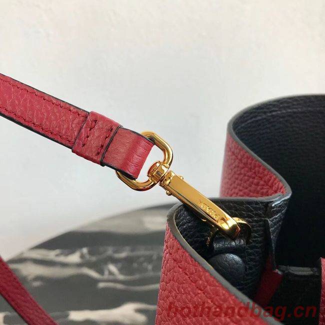 Prada Deer skin bag 1BG008 red Prada Deer skin bag 1BG008 red