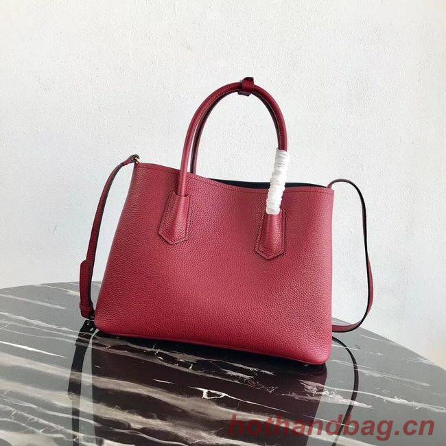 Prada Deer skin bag 1BG008 red Prada Deer skin bag 1BG008 red