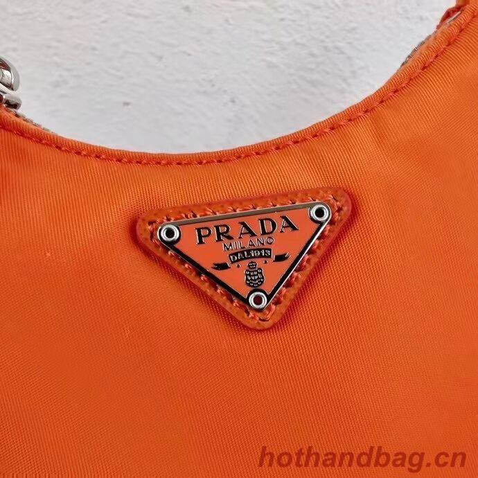 Prada Re-Edition nylon mini shoulder bag 1TT122 orange Prada Re-Edition nylon mini shoulder bag 1TT122 orange