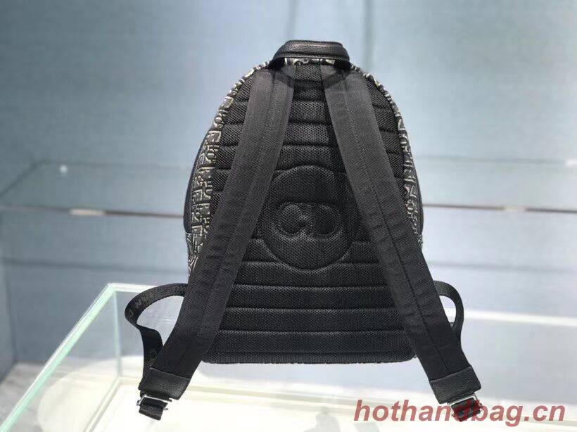 Dior original canvas knapsack CR2021 grey Dior original canvas knapsack CR2021 grey