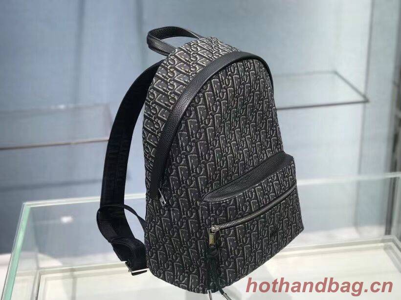 Dior original canvas knapsack CR2021 grey Dior original canvas knapsack CR2021 grey