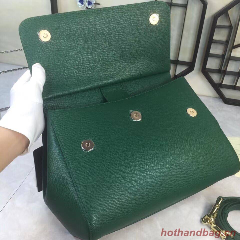 Dolce & Gabbana Origianl Leather 4138 Large blackish green Dolce & Gabbana Origianl Leather 4138 Large blackish green