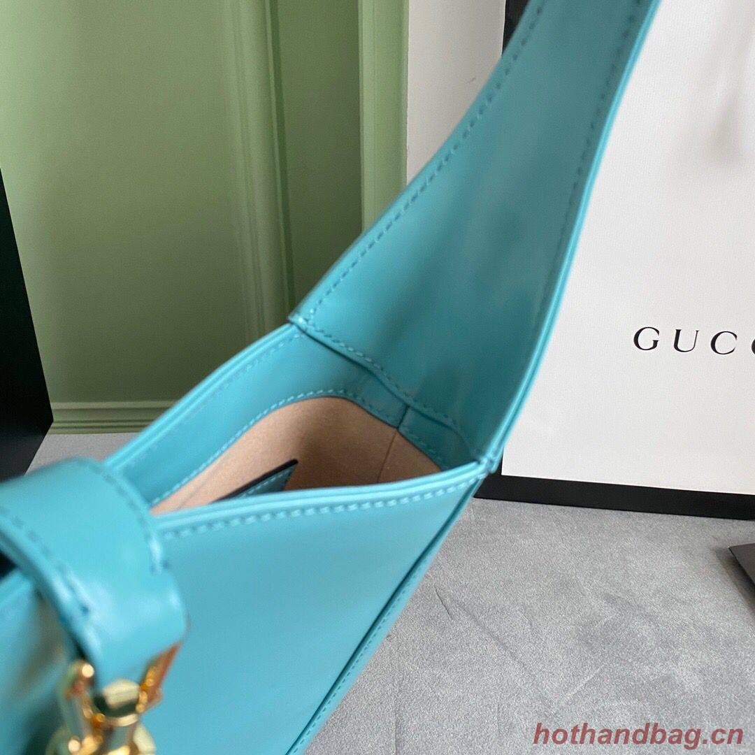 Gucci Jackie 1961 small hobo bag 636709 sky blue Gucci Jackie 1961 small hobo bag 636709 sky blue