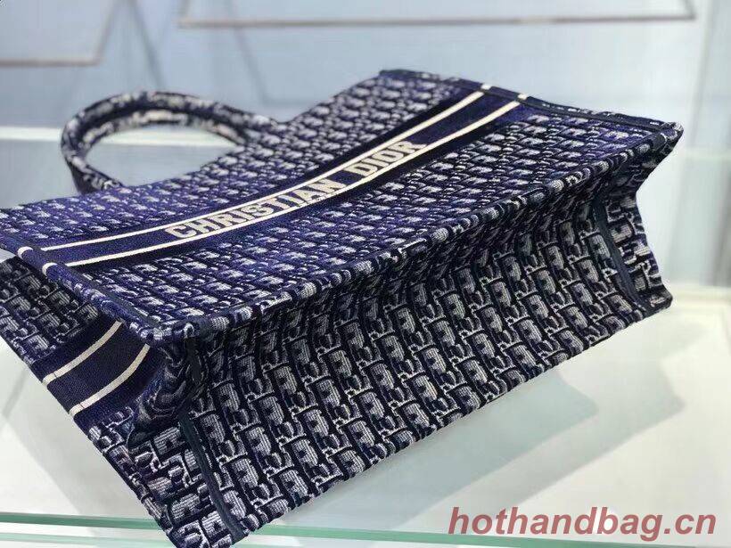 DIOR BOOK TOTE blue Dior Oblique Embroidered Velvet M1286Z DIOR BOOK TOTE blue Dior Oblique Embroidered Velvet M1286Z