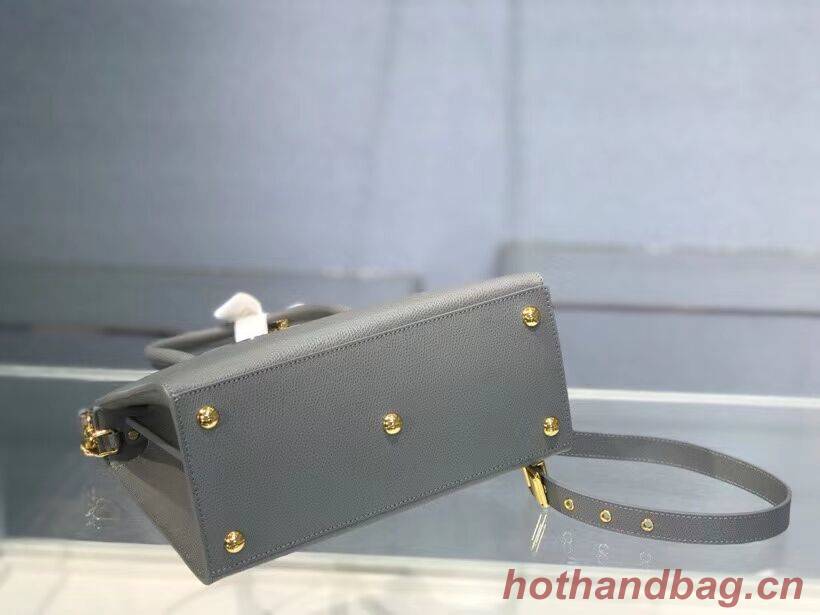 DIOR MEDIUM ST HONORE TOTE Grained Calfskin M9321UMBA gray DIOR MEDIUM ST HONORE TOTE Grained Calfskin M9321UMBA gray