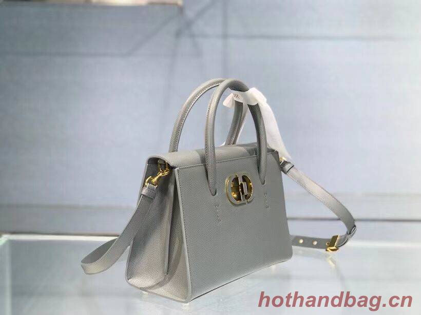 DIOR MEDIUM ST HONORE TOTE Grained Calfskin M9321UMBA gray DIOR MEDIUM ST HONORE TOTE Grained Calfskin M9321UMBA gray