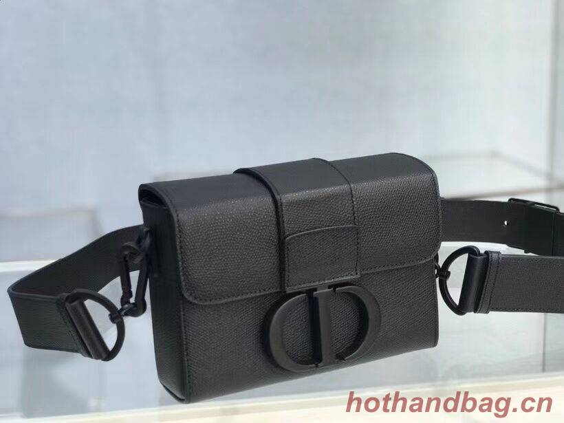 30 MONTAIGNE BOX BAG Black Ultramatte Grained Calfskin M9204S 30 MONTAIGNE BOX BAG Black Ultramatte Grained Calfskin M9204S