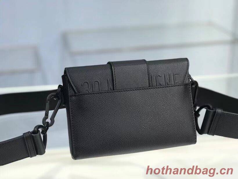 30 MONTAIGNE BOX BAG Black Ultramatte Grained Calfskin M9204S 30 MONTAIGNE BOX BAG Black Ultramatte Grained Calfskin M9204S