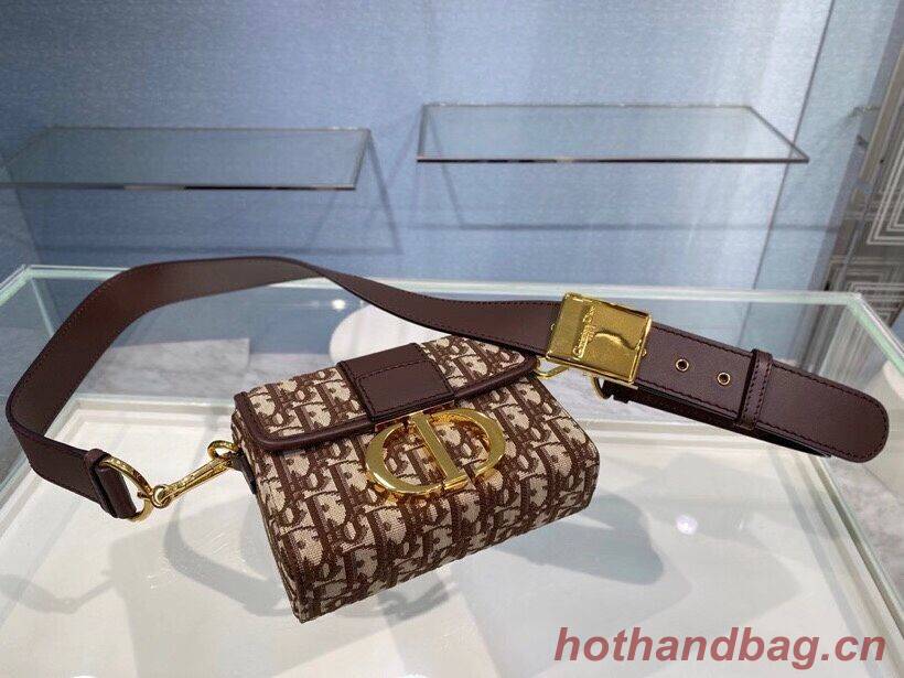 30 MONTAIGNE BOX BAG Brown Dior Oblique Jacquard M9204 30 MONTAIGNE BOX BAG Brown Dior Oblique Jacquard M9204