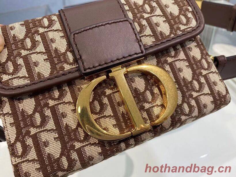 30 MONTAIGNE BOX BAG Brown Dior Oblique Jacquard M9204 30 MONTAIGNE BOX BAG Brown Dior Oblique Jacquard M9204