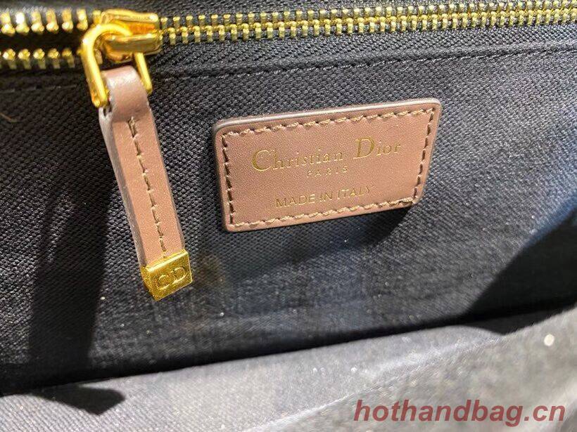 DIOR BOOK TOTE SMALL Oblique Embroidered C9008 Brown DIOR BOOK TOTE SMALL Oblique Embroidered C9008 Brown