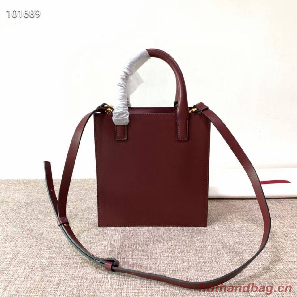 VALENTINO Origianl leather tote V2022 oxblood red VALENTINO Origianl leather tote V2022 oxblood red