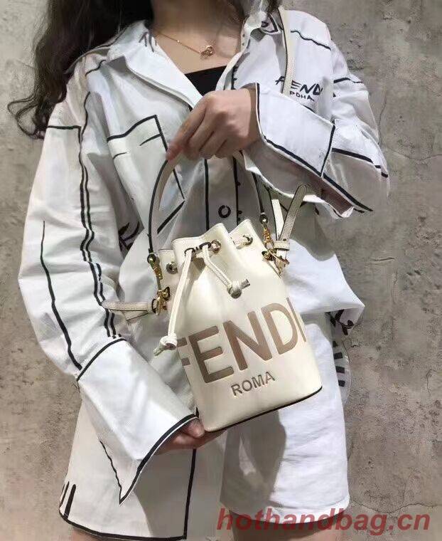 FENDI MON TRESOR beige leather mini-bag 8BS010 FENDI MON TRESOR beige leather mini-bag 8BS010