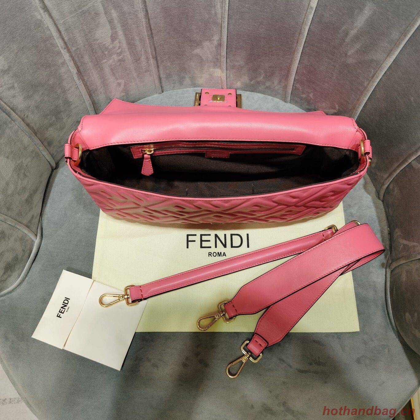 FENDI BAGUETTE Shoulder Bag 8BS017 rose FENDI BAGUETTE Shoulder Bag 8BS017 rose
